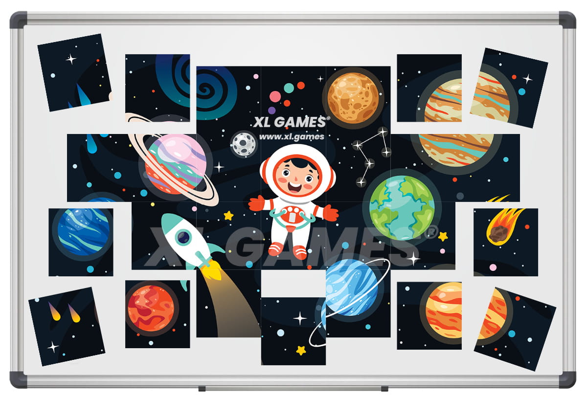 puzzle wielkoformatowe na folii magnetycznej magnes z magnesem XXL
